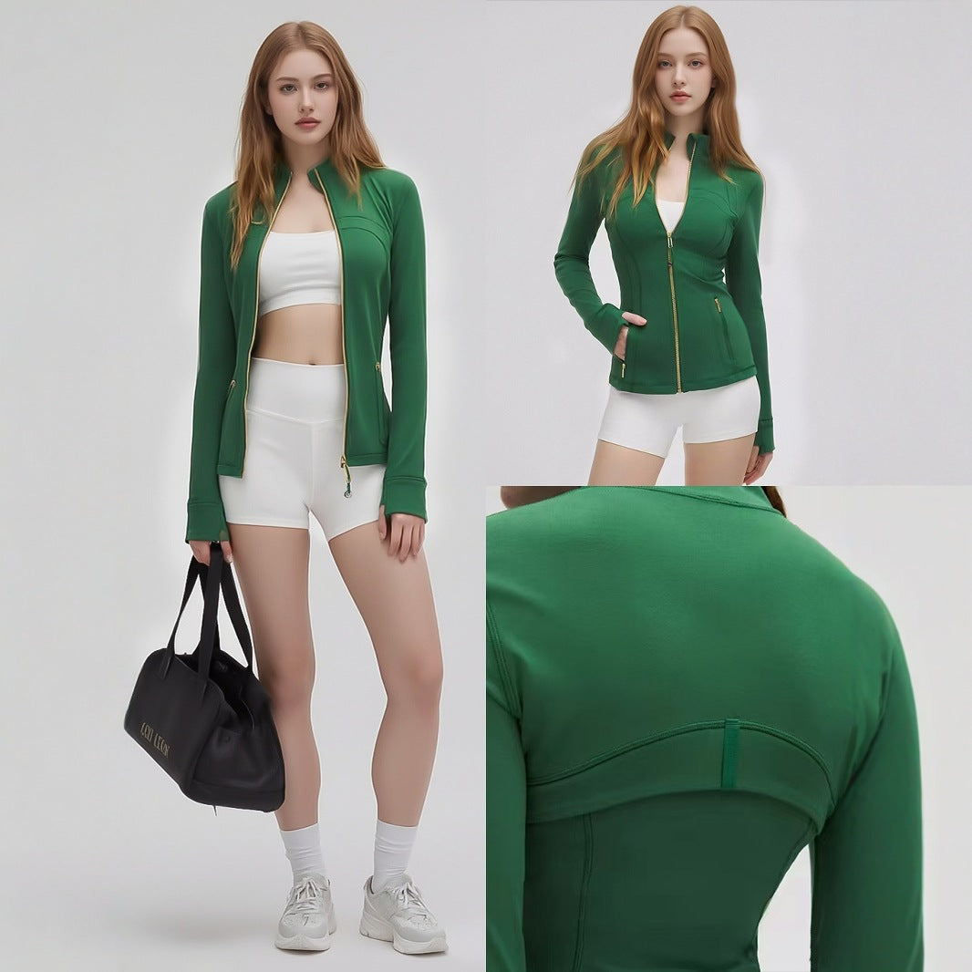Women's long-sleeved sports jacket