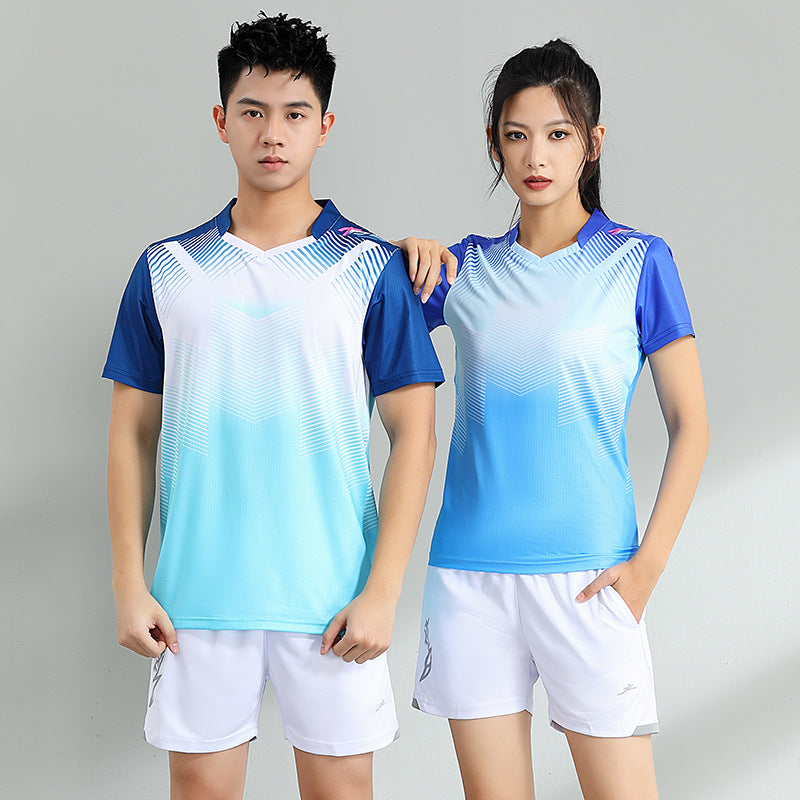 Men's and women's sportswear T-shirt sets