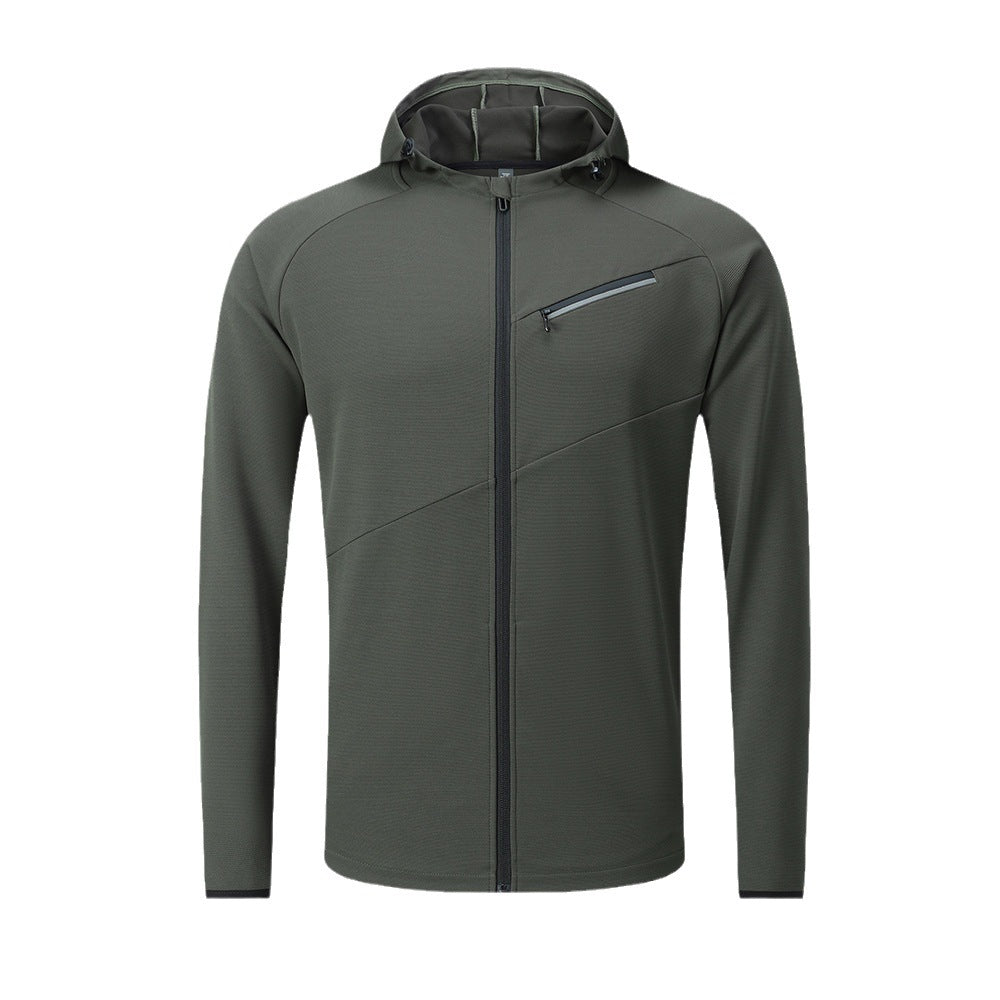 Men's quick-drying hooded top