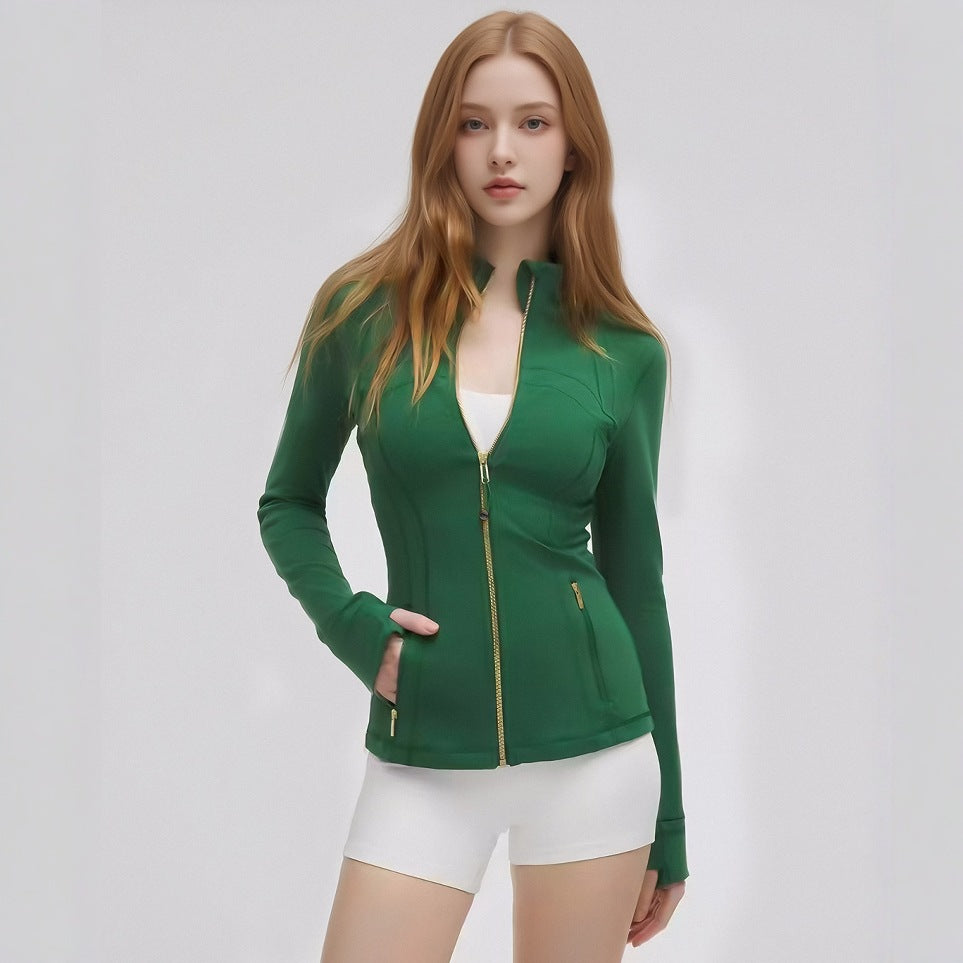 Women's long-sleeved sports jacket