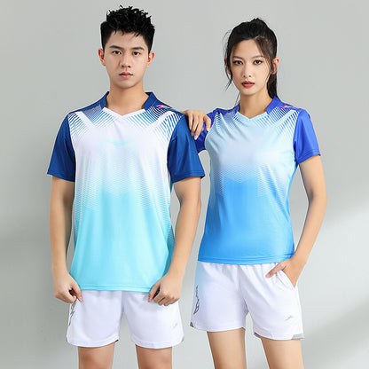 Men's and women's sportswear T-shirt sets