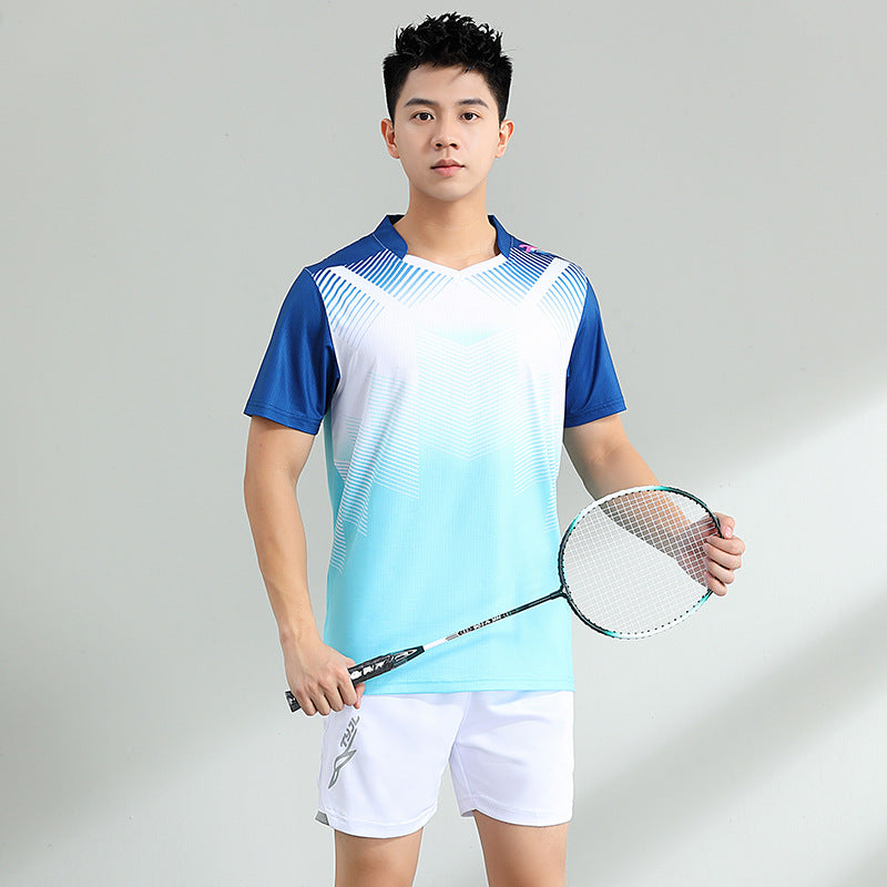 Men's and women's sportswear T-shirt sets