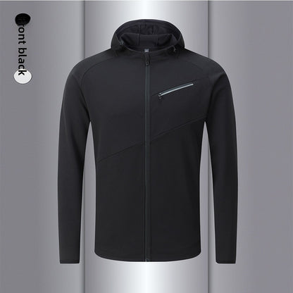 Men's quick-drying hooded top