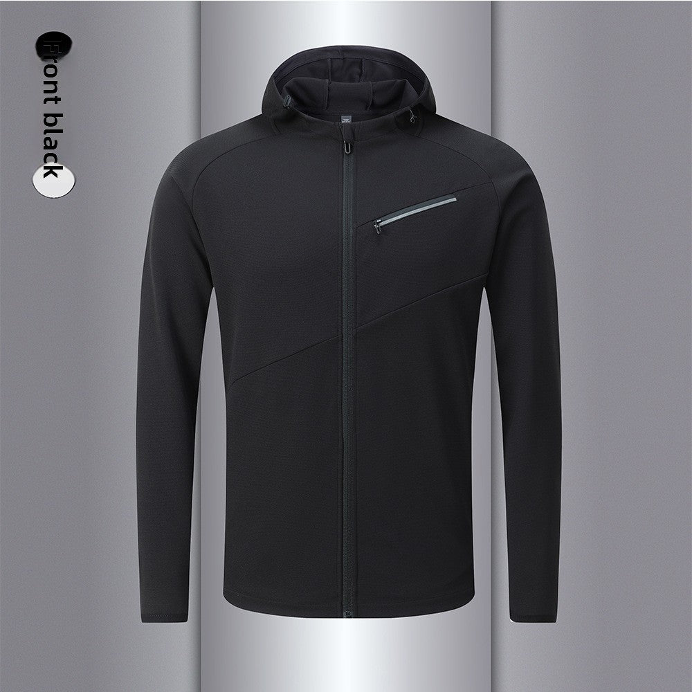 Men's quick-drying hooded top