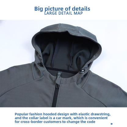 Men's quick-drying hooded top
