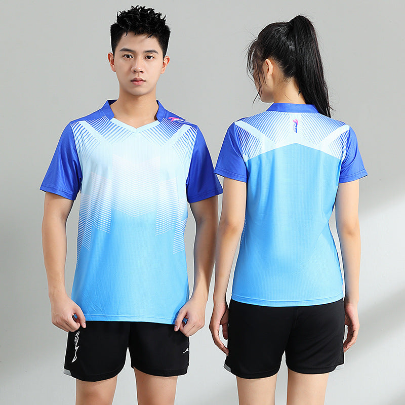 Men's and women's sportswear T-shirt sets