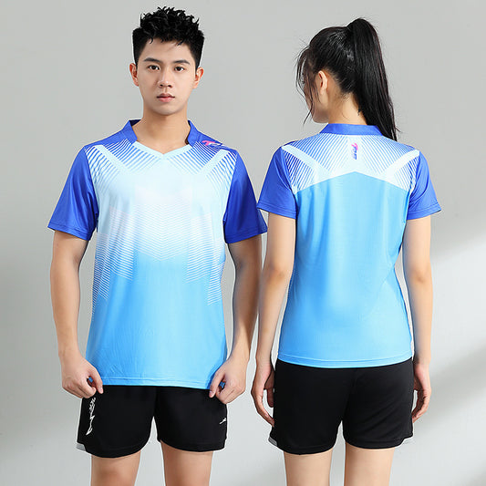 Men's and women's sportswear T-shirt sets