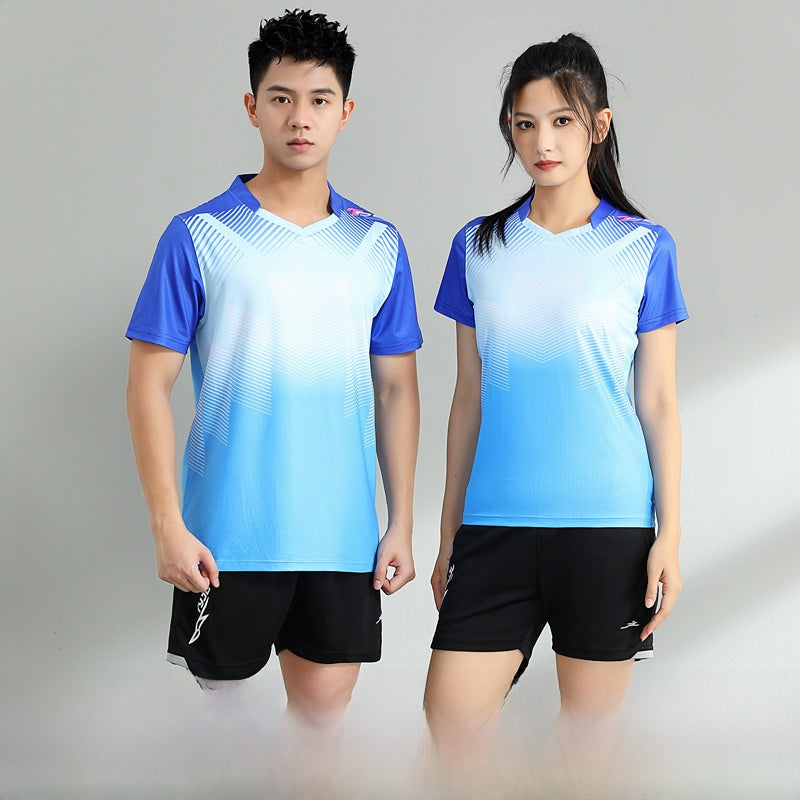 Men's and women's sportswear T-shirt sets