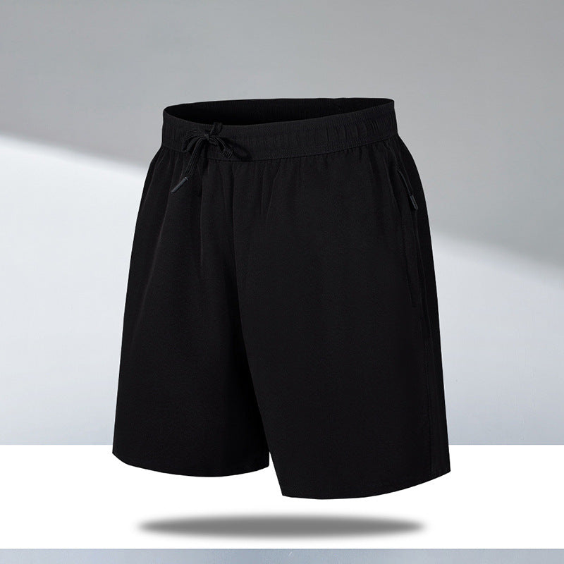 Zipper pocket shorts